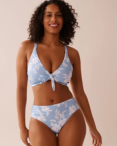 EARTHY GREEN D Cup Triangle Bikini Top