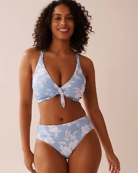 EARTHY GREEN D Cup Triangle Bikini Top