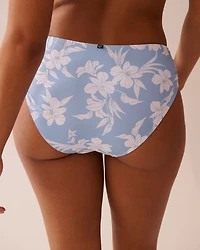 Bas de bikini taille mi-haute texturé LAVENDER POP