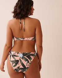 PEACHY TROPICS Twisted Bandeau Bikini Top