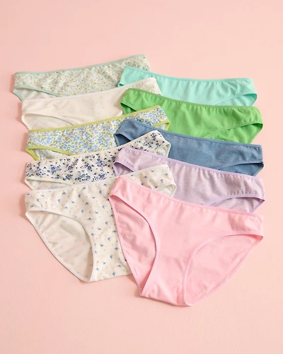 10-Pack Cotton Bikini Panty