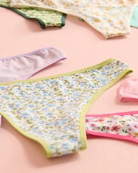 10-Pack Cotton Thong Panty