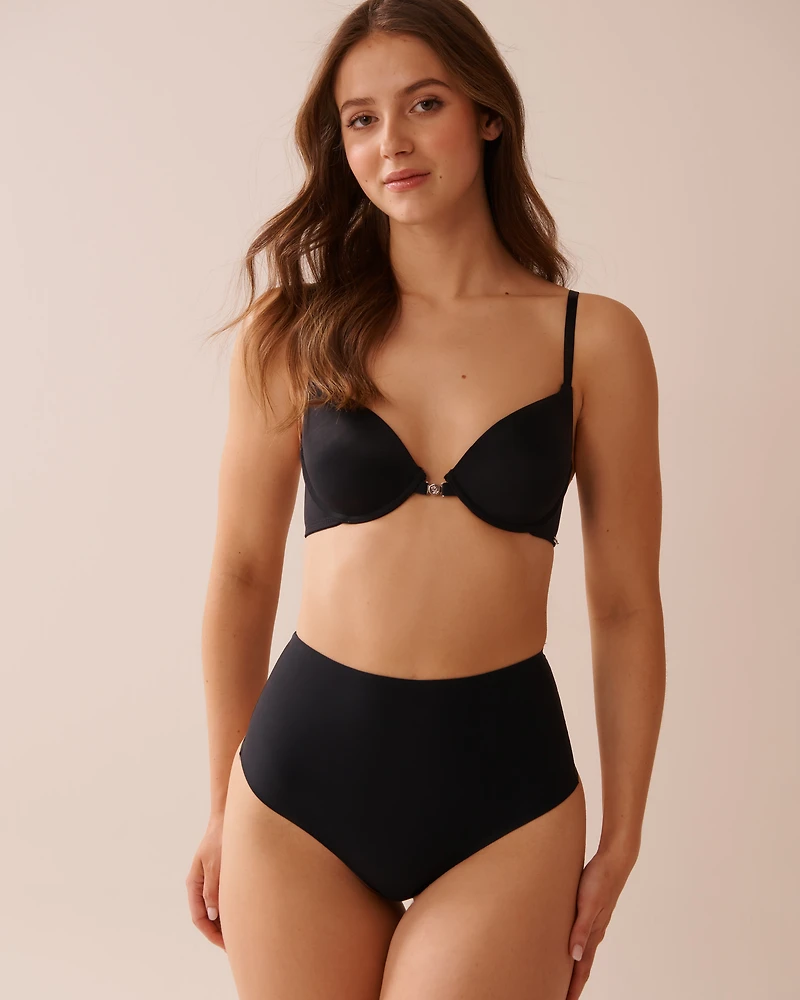 Medium Support Microfiber High Waist Shaper Thong