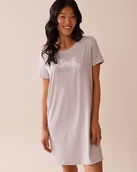 Seashell Print Super Soft Sleepshirt