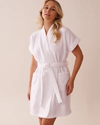 Short Sleeve Spa Robe