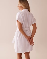 Short Sleeve Spa Robe