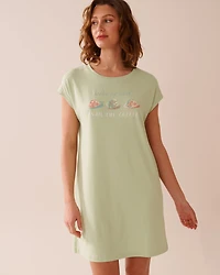 Snail Print Super Soft Sleepshirt