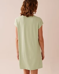 Chemise de nuit ultra douce imprimé escargot