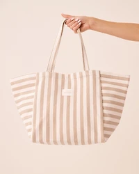 Chevron Woven Beach Bag