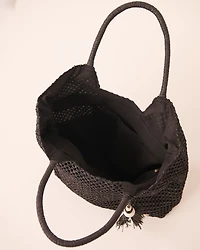 Sac carré en paille