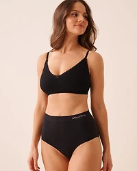 Lightly Lined Seamless Ribbed Bralette