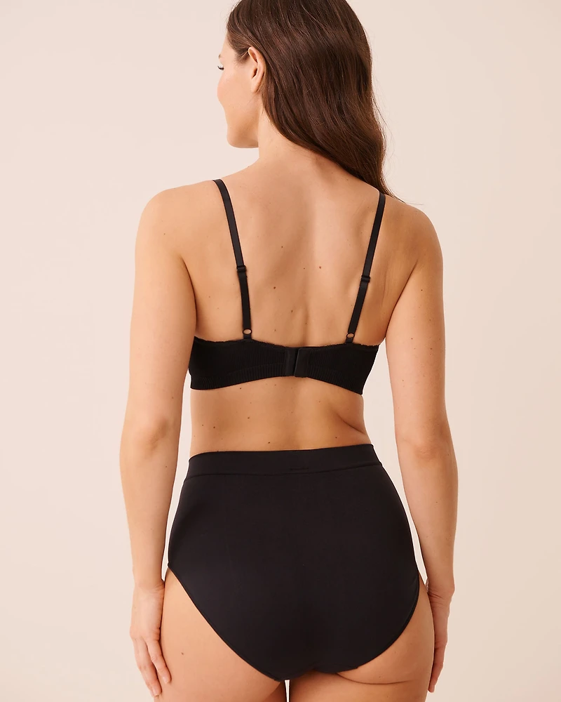 Lightly Lined Seamless Ribbed Bralette