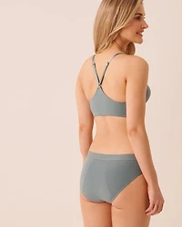 Soutien-gorge doublure légère sans armatures dos nageur en coton
