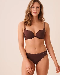 Push-up Scalloped Bra