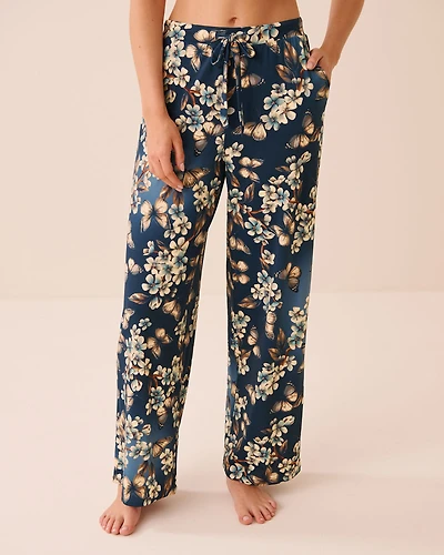 Pantalon de pyjama coupe droite