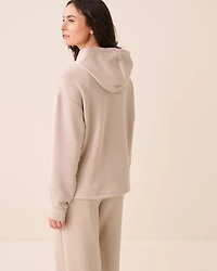 Double-knit Zip-up Hoodie