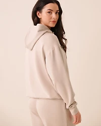 Double-knit Zip-up Hoodie