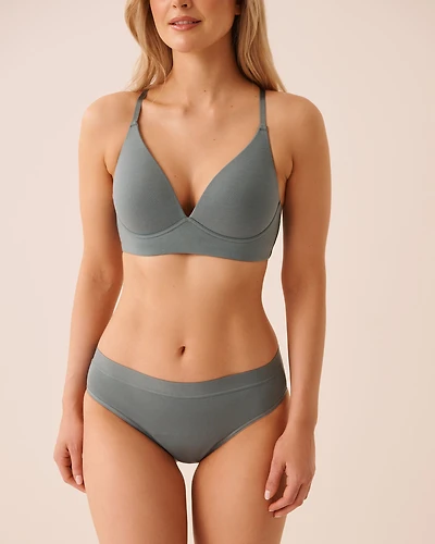 Culotte menstruelle anti-fuite coupe bikini coton bio absorption régulière