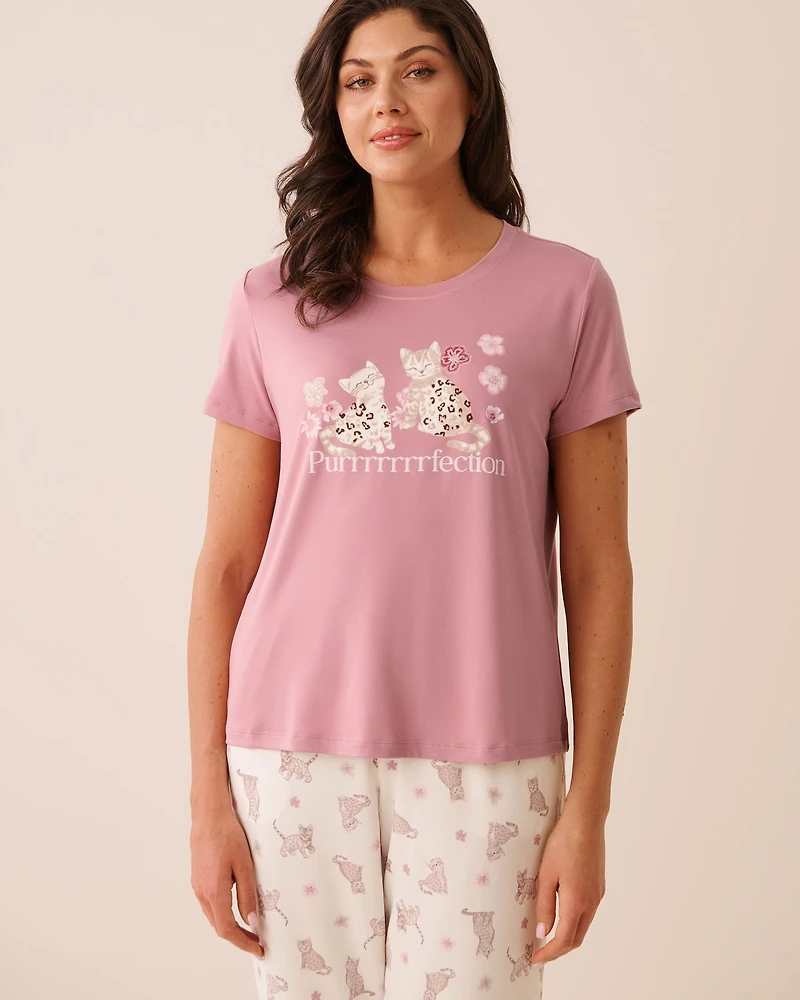 Bengal Cat Print Super Soft Short Sleeve T-shirt