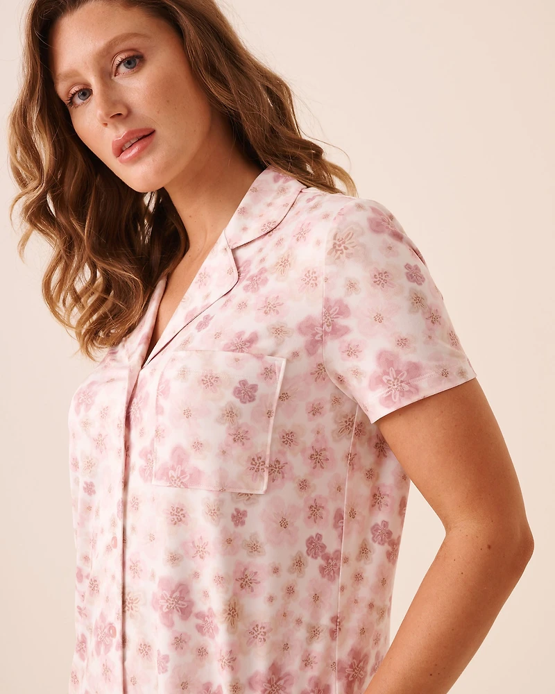 Super Soft Short Sleeve Button-down Shirt