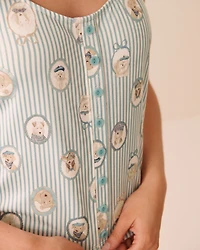 Camisole boutonnée ultra douce