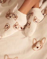 Plush Dog Socks