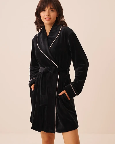 Plush Velour Robe