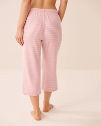 Dog Print Soft Knit Pajama Capris