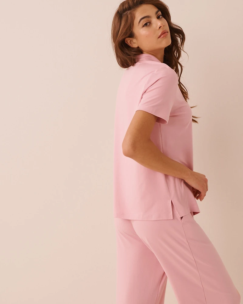 Super Soft Short Sleeve Button-down Shirt
