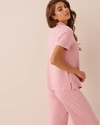 Super Soft Short Sleeve Button-down Shirt