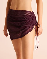 Crochet Side Tie Skirt