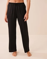 Satin Jacquard Polka Dot Short Sleeve Pajama Set