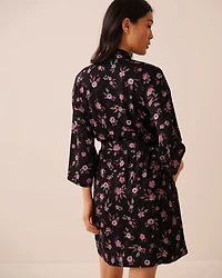 Kimono imprimé fleuri