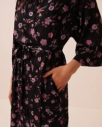 Kimono imprimé fleuri