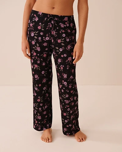 Floral Print Pajama Pants