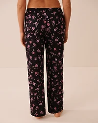 Pantalon de pyjama imprimé fleuri