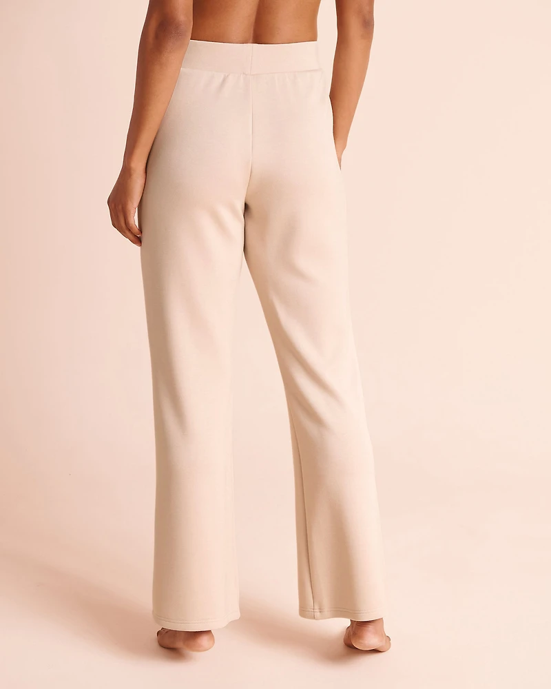 Double-knit Straight-leg Pants
