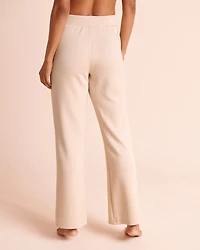 Double-knit Straight-leg Pants