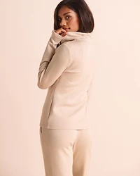 Double-knit Zip-up Sweatshirt
