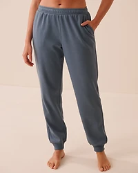 Pantalon jogger en molleton bross