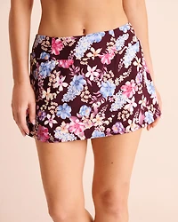 BLACK Skirt Bikini Bottom