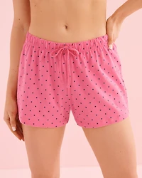 Sea Turtle Print Cotton Cami and Shorts PJ Set