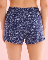 Ensemble pyjama camisole et short imprimé petites fleurs