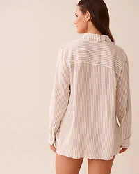 Striped Button-down Shirt