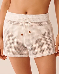 Short de bain en crochet