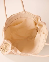 Sac en paille tressé à la main