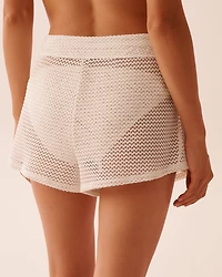 Short de bain en crochet