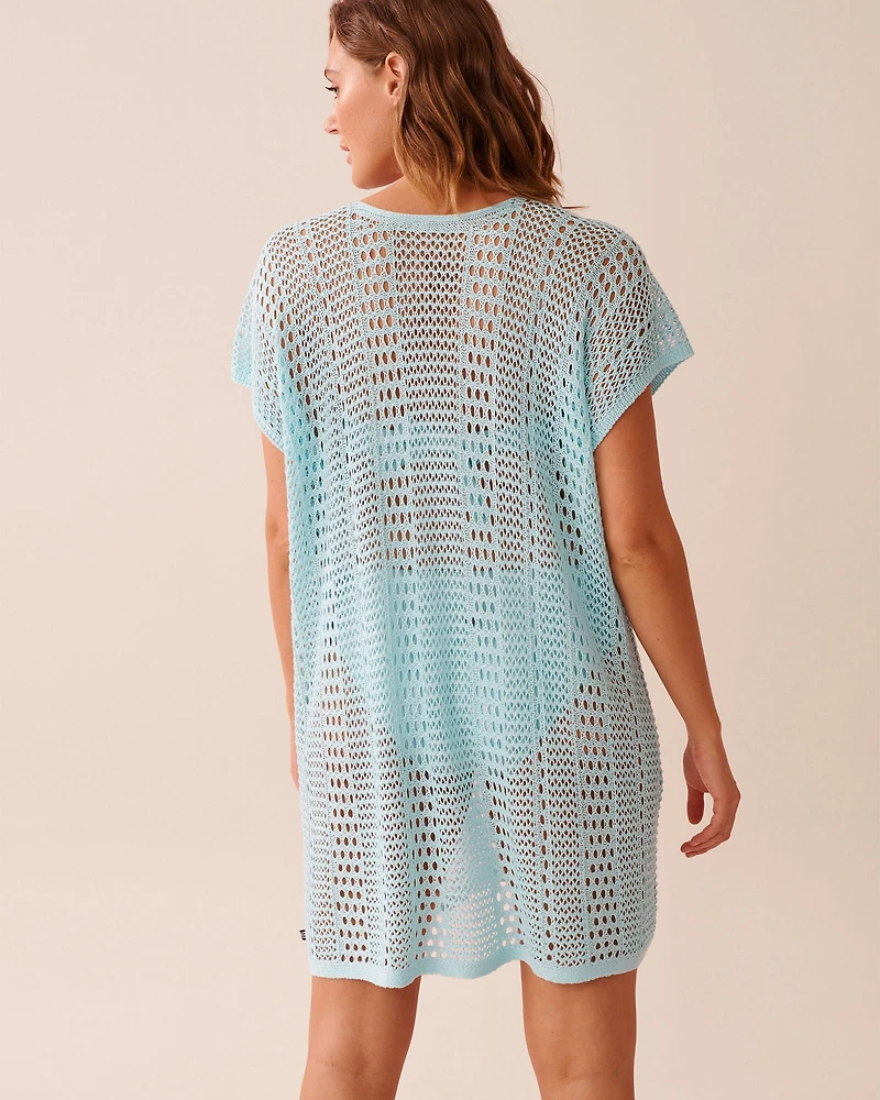 Short Sleeve Crochet Tunic