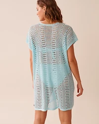 Short Sleeve Crochet Tunic
