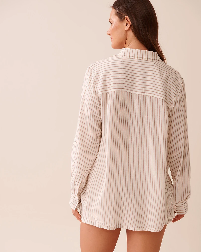 Striped Button-down Shirt